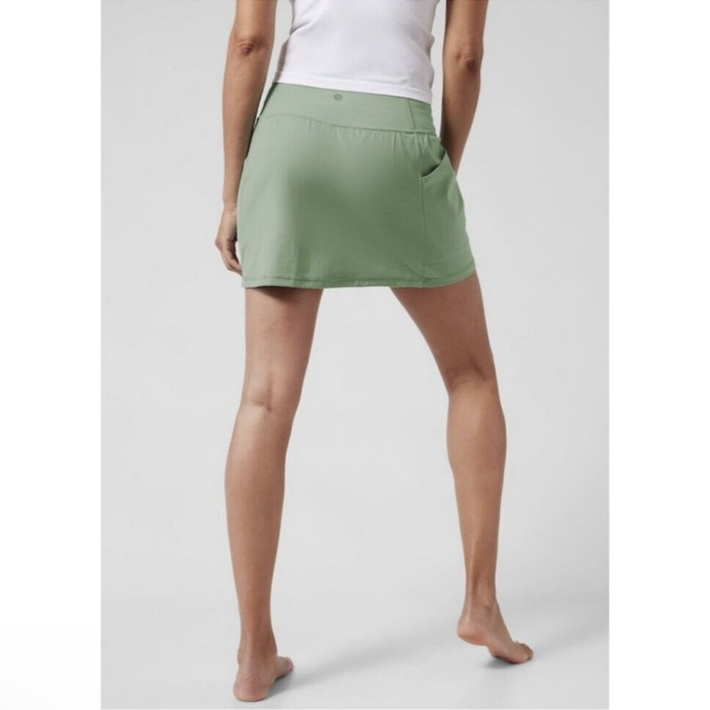 Athleta Salutation Stash 14.5" Skort Skirt Raleigh Green Size XL - Picture 2 of 8
